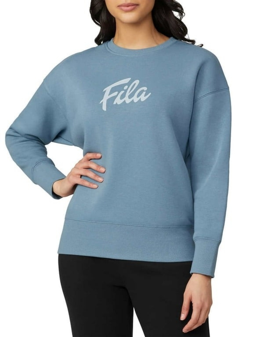 Fila Crewneck Sweatshirt in‎ Dusty Blue with White Logo